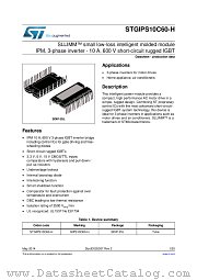STGIPS10C60-H datasheet pdf ST Microelectronics
