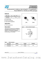 STI260N6F6 datasheet pdf ST Microelectronics