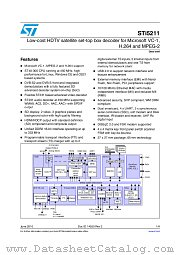 STI5211-GKC datasheet pdf ST Microelectronics