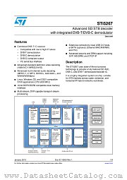 STI5267CTUD datasheet pdf ST Microelectronics