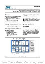 STiH256 datasheet pdf ST Microelectronics