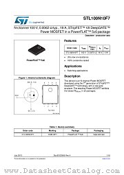 STL100N10F7 datasheet pdf ST Microelectronics