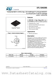 STL12N65M5 datasheet pdf ST Microelectronics