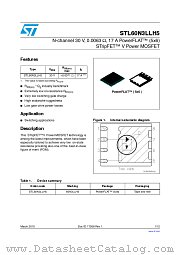 STL60N3LLH5 datasheet pdf ST Microelectronics