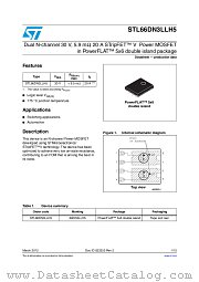 STL66DN3LLH5 datasheet pdf ST Microelectronics