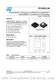 STL6N3LLH6 datasheet pdf ST Microelectronics