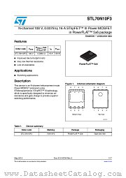 STL70N10F3 datasheet pdf ST Microelectronics