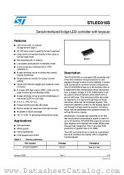 STLED316SMTR datasheet pdf ST Microelectronics