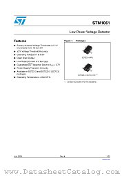 STM1061N27WX6F datasheet pdf ST Microelectronics