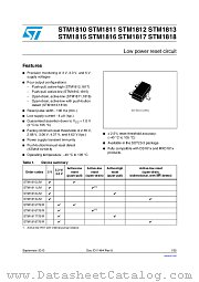 STM1812MWX7F datasheet pdf ST Microelectronics