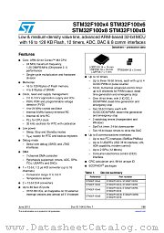 STM32F100VBT6BTR datasheet pdf ST Microelectronics