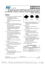 STM32F101RFT6 datasheet pdf ST Microelectronics