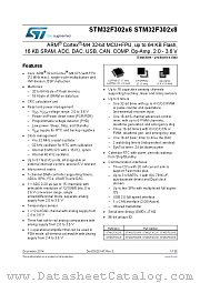 STM32F302R8 datasheet pdf ST Microelectronics