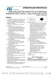 STM32F303CBT6TR datasheet pdf ST Microelectronics
