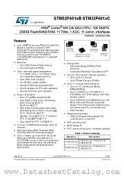 STM32F401RBT6TR datasheet pdf ST Microelectronics