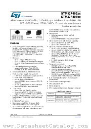 STM32F405VGT6V datasheet pdf ST Microelectronics