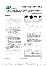 STM32F411VEH6 datasheet pdf ST Microelectronics