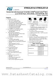 STM32L051K8T6 datasheet pdf ST Microelectronics