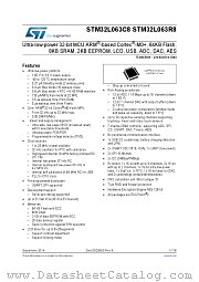 STM32L063R8 datasheet pdf ST Microelectronics