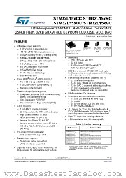 STM32L151VCH6TR datasheet pdf ST Microelectronics