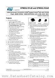 STM32L152QEH6 datasheet pdf ST Microelectronics