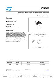 STN9360 datasheet pdf ST Microelectronics