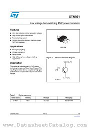 STN951 datasheet pdf ST Microelectronics