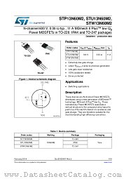 STW13N60M2 datasheet pdf ST Microelectronics