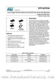 STP16CPC05XTTR datasheet pdf ST Microelectronics