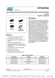 STP16CPS05MTR datasheet pdf ST Microelectronics