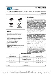 STP16DPP05MTR datasheet pdf ST Microelectronics