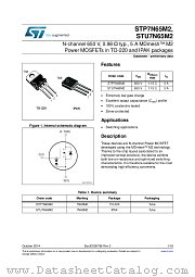 STP7N65M2 datasheet pdf ST Microelectronics