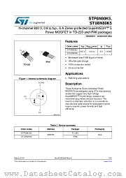 STP8N80K5 datasheet pdf ST Microelectronics