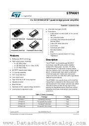 STPA001 datasheet pdf ST Microelectronics