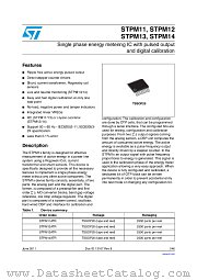 STPM11 datasheet pdf ST Microelectronics