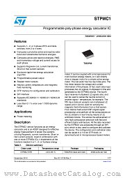 STPMC1BTR datasheet pdf ST Microelectronics