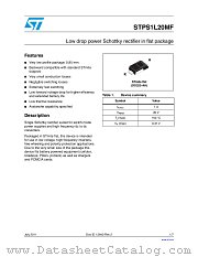 STPS1L20MF datasheet pdf ST Microelectronics