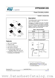 STPS20SM120STN datasheet pdf ST Microelectronics