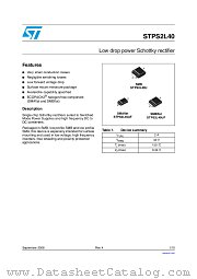 STPS2L40UF datasheet pdf ST Microelectronics