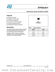 STPS2L60AY datasheet pdf ST Microelectronics
