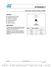 STPS3045CGY-TR datasheet pdf ST Microelectronics