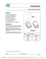 STPS3045DJF-TR datasheet pdf ST Microelectronics