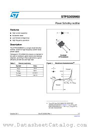 STPS30SM60D datasheet pdf ST Microelectronics