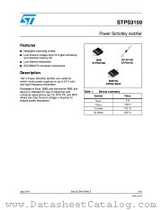 STPS3150UF datasheet pdf ST Microelectronics