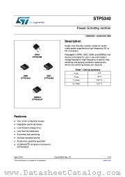 STPS340UF datasheet pdf ST Microelectronics