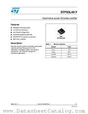 STPS3L40-Y datasheet pdf ST Microelectronics