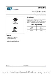 STPS3L40UF datasheet pdf ST Microelectronics