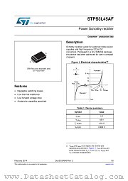 STPS3L45AF datasheet pdf ST Microelectronics