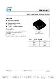 STPS3L60-Y datasheet pdf ST Microelectronics