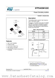 STPS40SM120CTN datasheet pdf ST Microelectronics